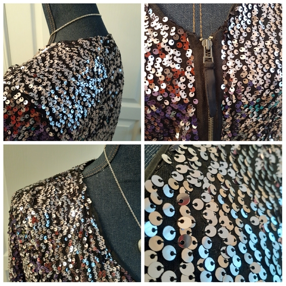 Gap Light Purple Sequin Jacket - Picture 5 of 9